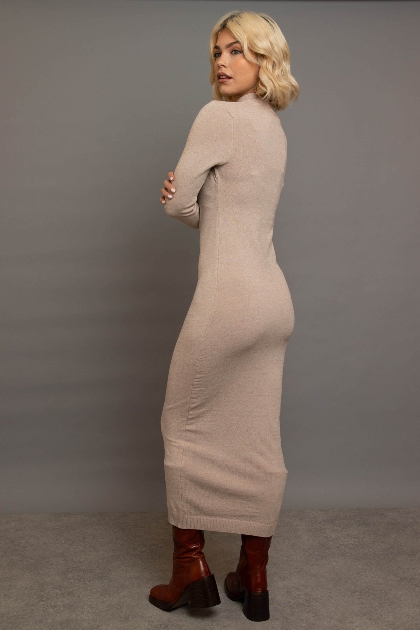 Shop Daisy Street Daisy Street Cream Heart Cutout Midaxi Dress Maxi Dress for women – premium loungewear and festival fashion at Spoiled Brat