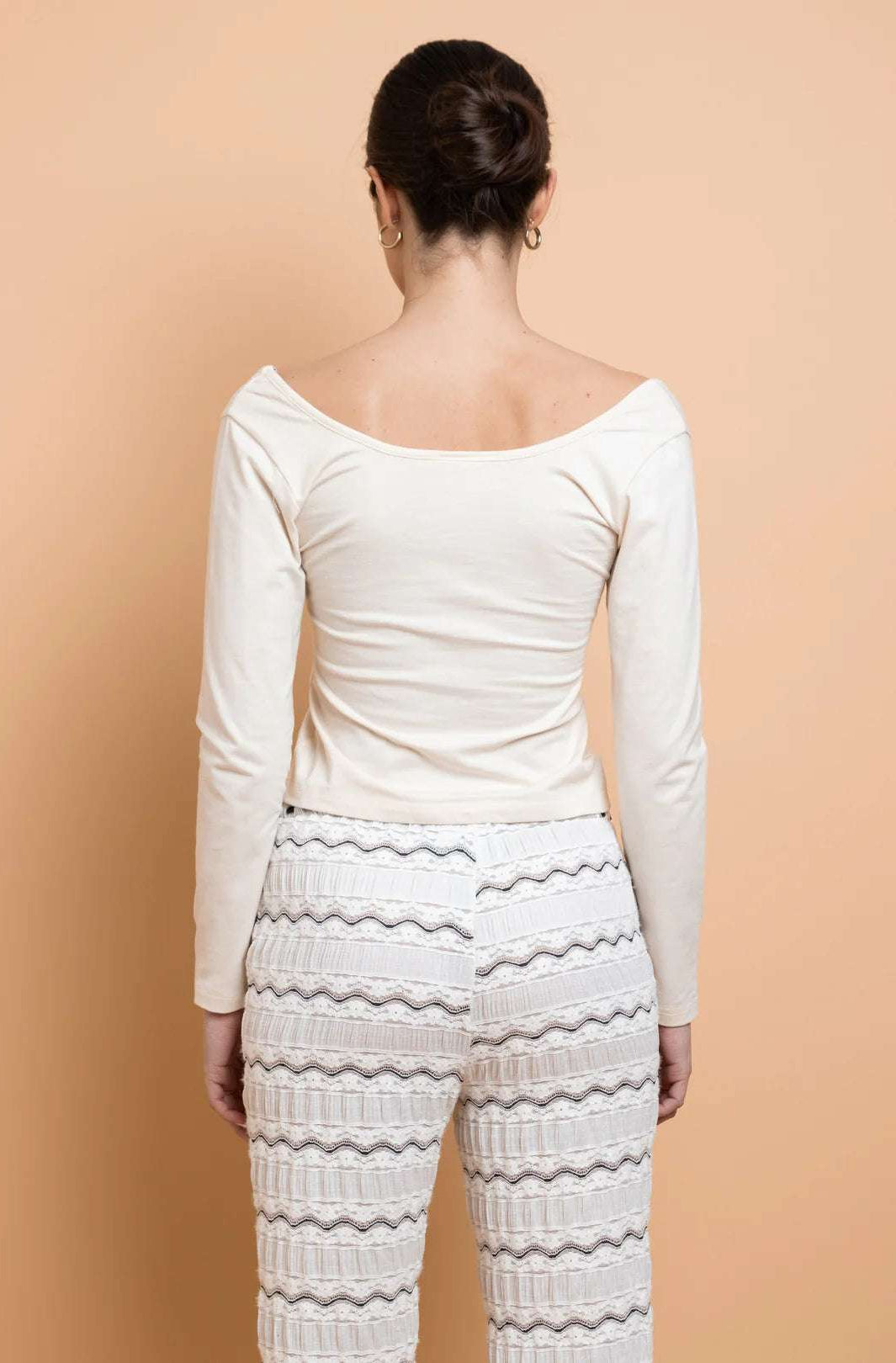 Shop Daisy Street Daisy Street Embroidered Detail Long Sleeved Top T-Shirts for women – premium loungewear and festival fashion at Spoiled Brat