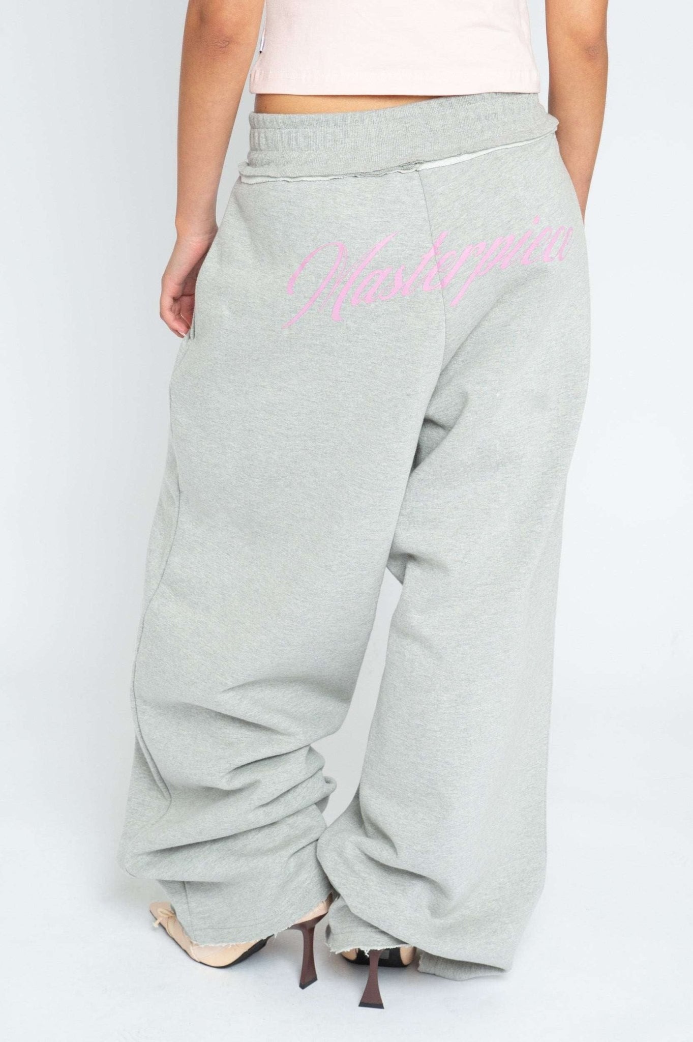 Shop Daisy Street Daisy Street Masterpiece Grey Jogger Pants Jogger Bottoms for women – premium loungewear and festival fashion at Spoiled Brat