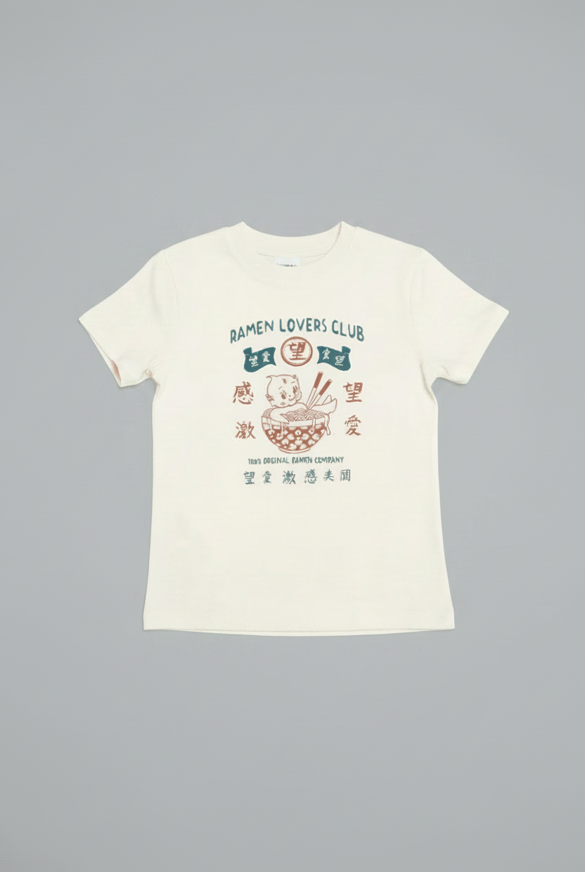 Shop Daisy Street Daisy Street Ramen Club Baby Tee T-Shirt for women – premium loungewear and festival fashion at Spoiled Brat