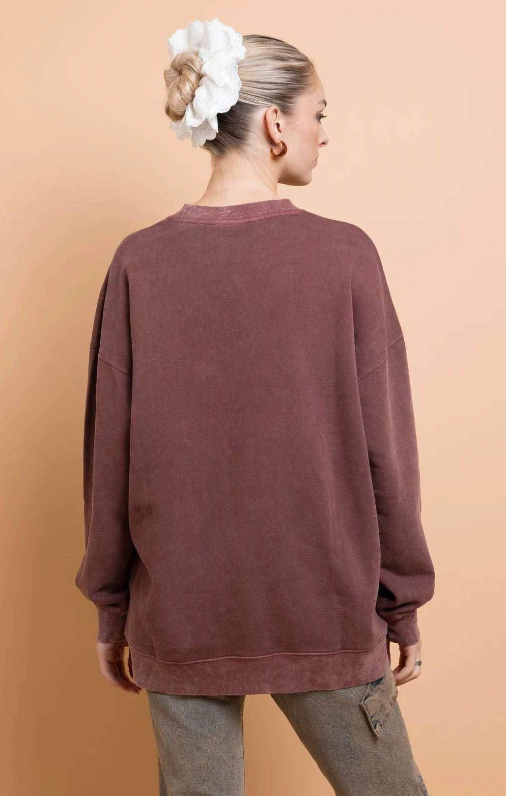 Shop Daisy Street Daisy Street States and Stars Vintage Sweater Sweater for women – premium loungewear and festival fashion at Spoiled Brat