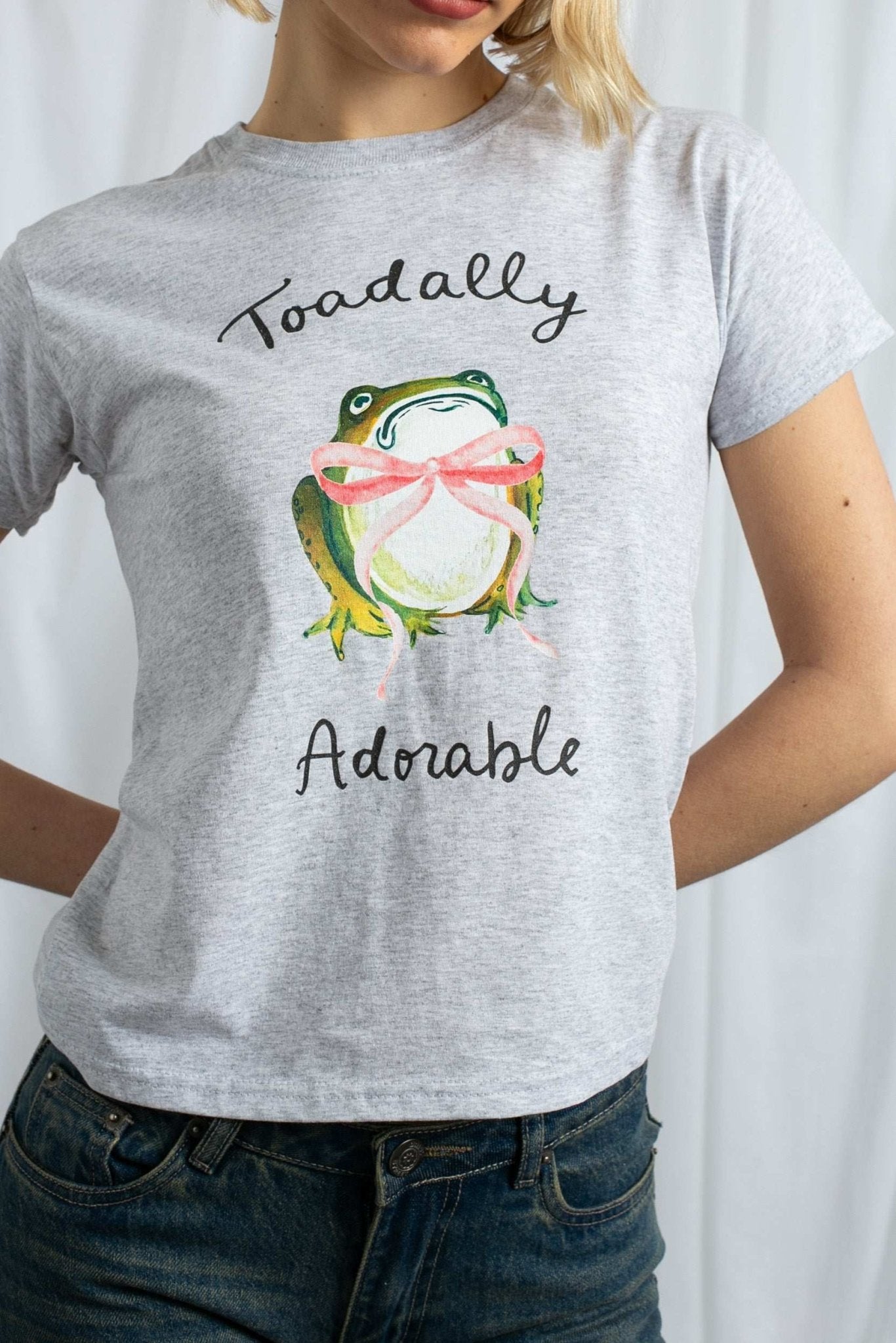 Shop Daisy Street Daisy Street Toadally Adorable Baby Tee T-Shirt for women – premium loungewear and festival fashion at Spoiled Brat