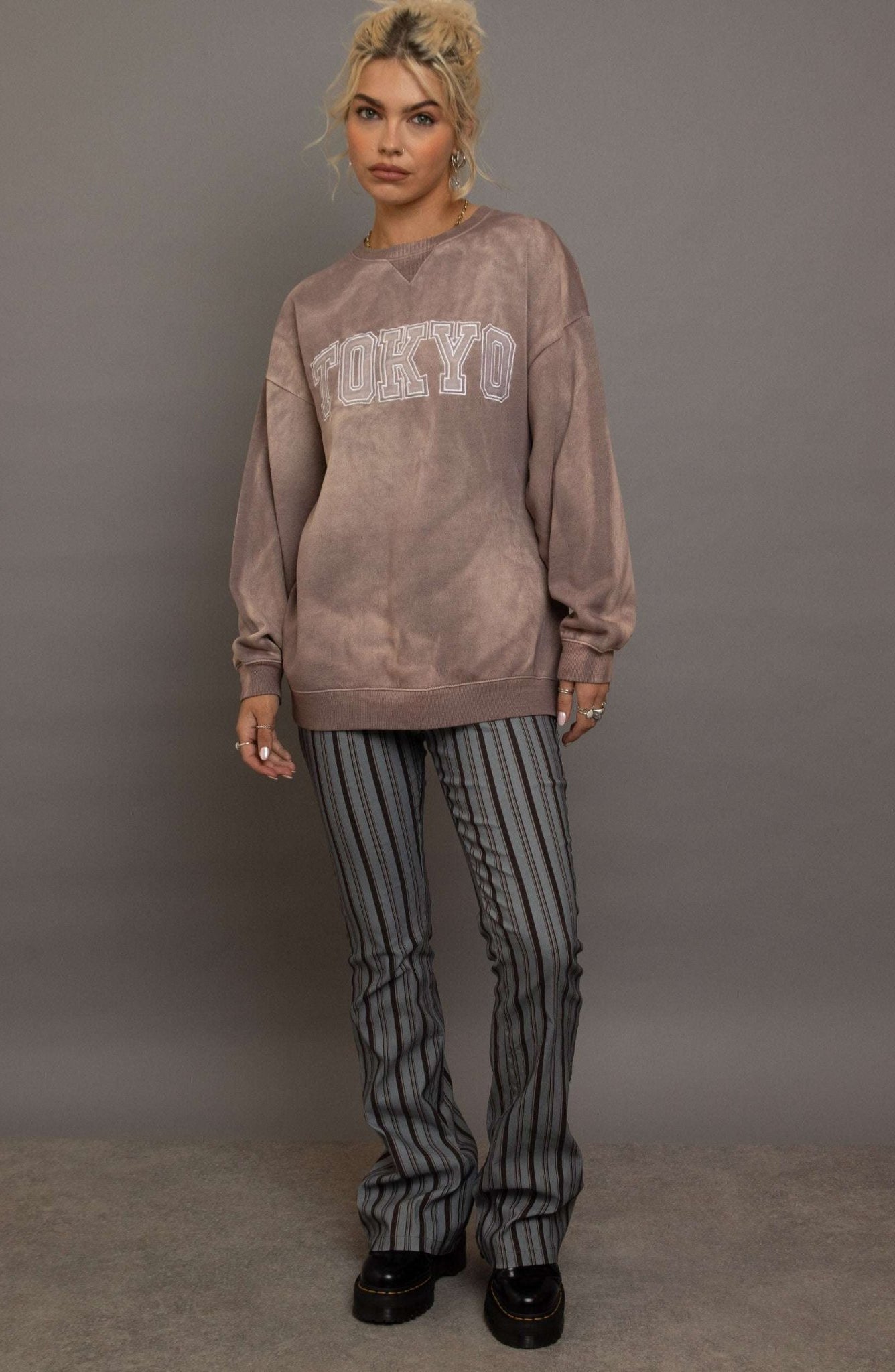 Shop Daisy Street Daisy Street Tokyo Sunblast Sweater Sweater for women – premium loungewear and festival fashion at Spoiled Brat