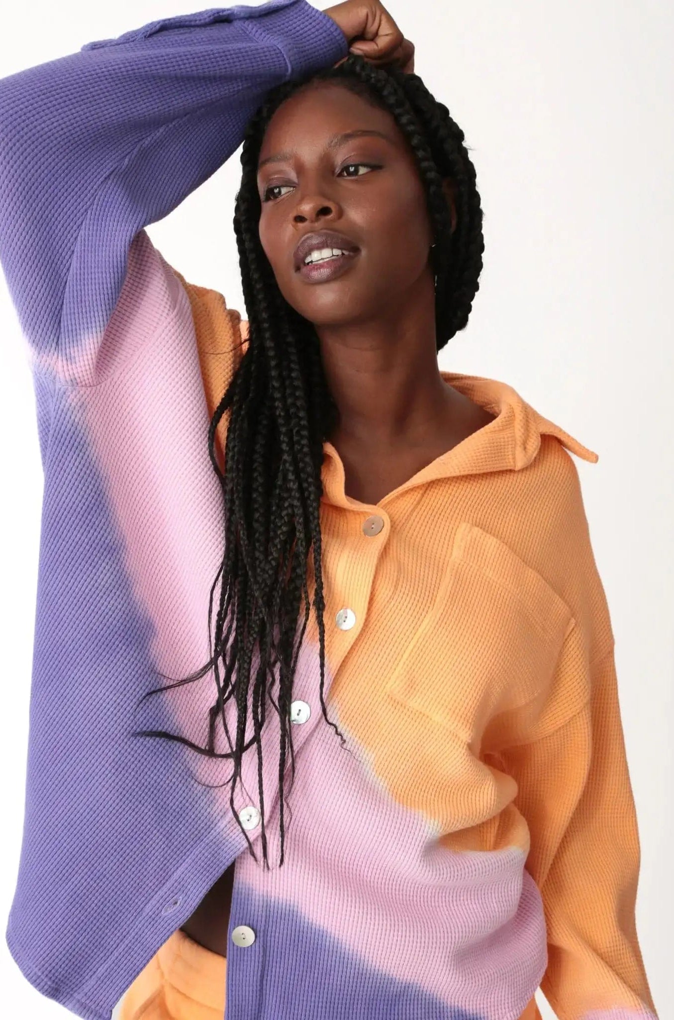 Shop Electric and Rose Electric and Rose Boyfriend Thermal Shirt Shirt for women – premium loungewear and festival fashion at Spoiled Brat