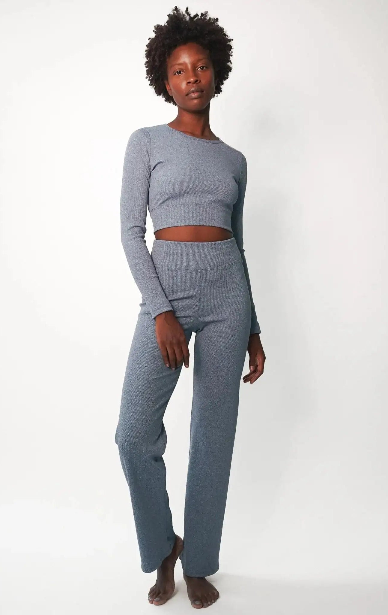 Shop Electric and Rose Electric & Rose Ella Ribbed Lounge Pants Trousers for women – premium loungewear and festival fashion at Spoiled Brat