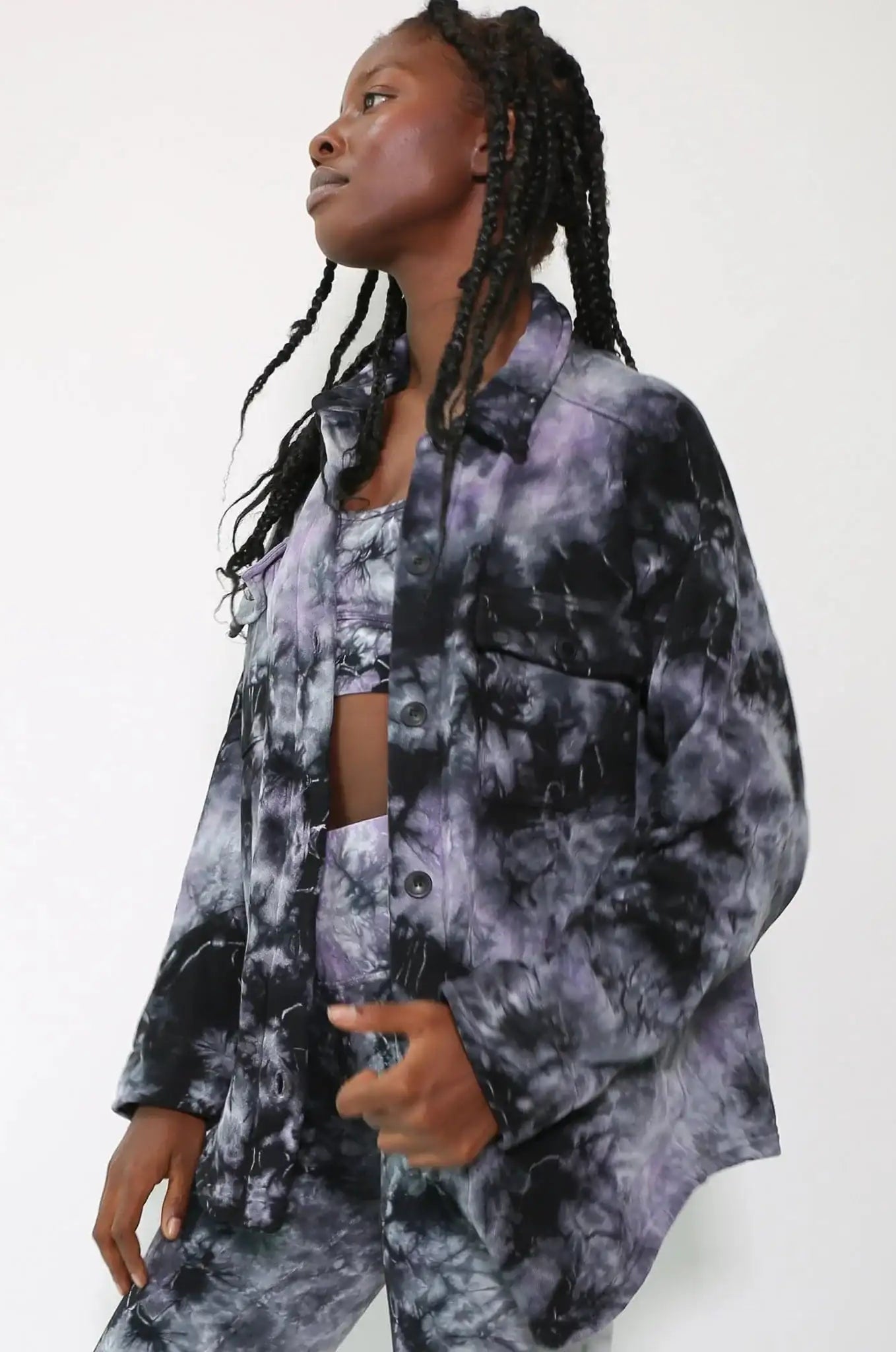 Shop Electric and Rose Electric & Rose Soho Sweatshirt Jacket Jacket for women – premium loungewear and festival fashion at Spoiled Brat