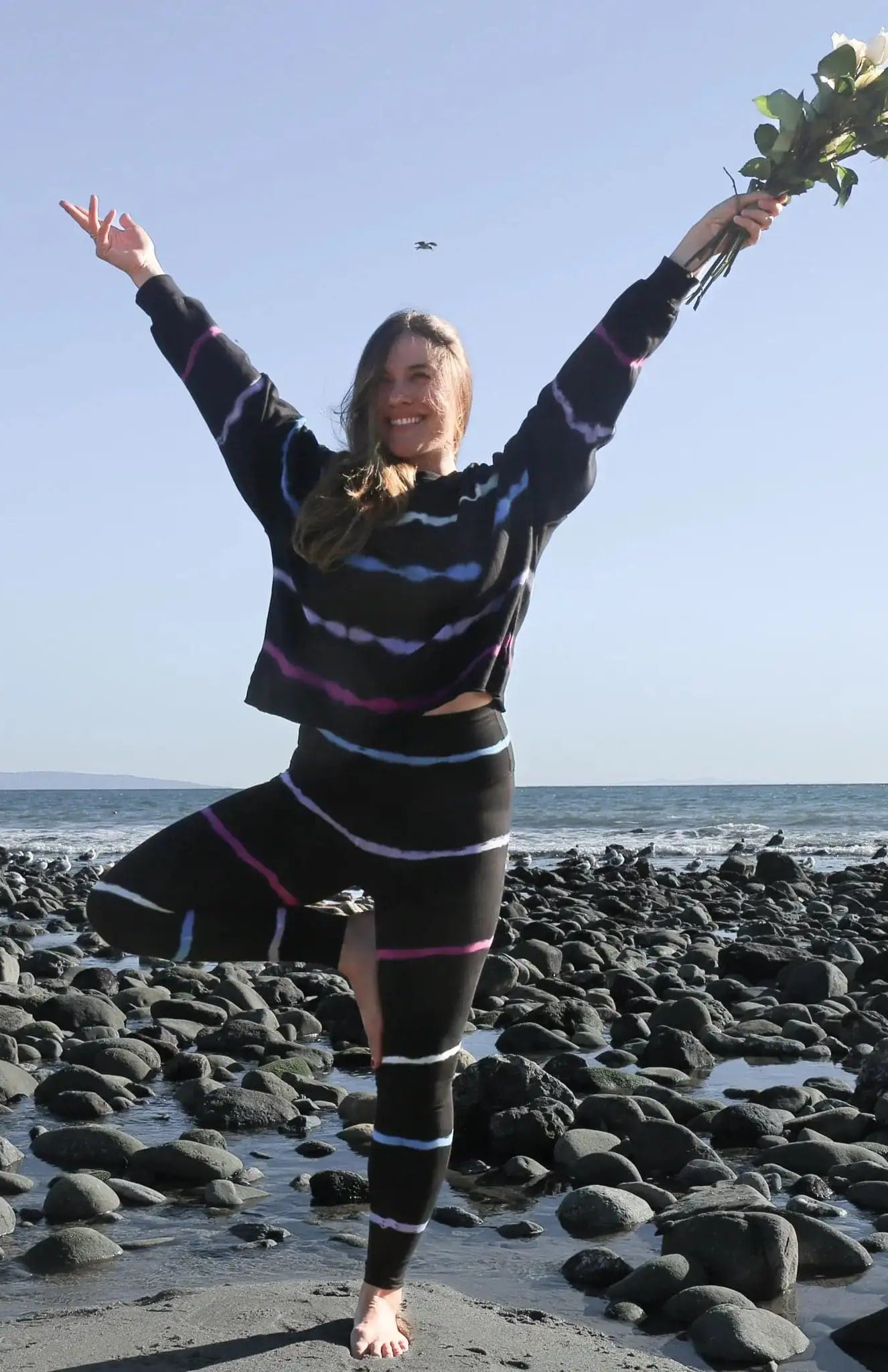 Shop Electric and Rose Electric & Rose Sunset Onyx Leggings as seen on Malin Andersson Leggings for women – premium loungewear and festival fashion at Spoiled Brat