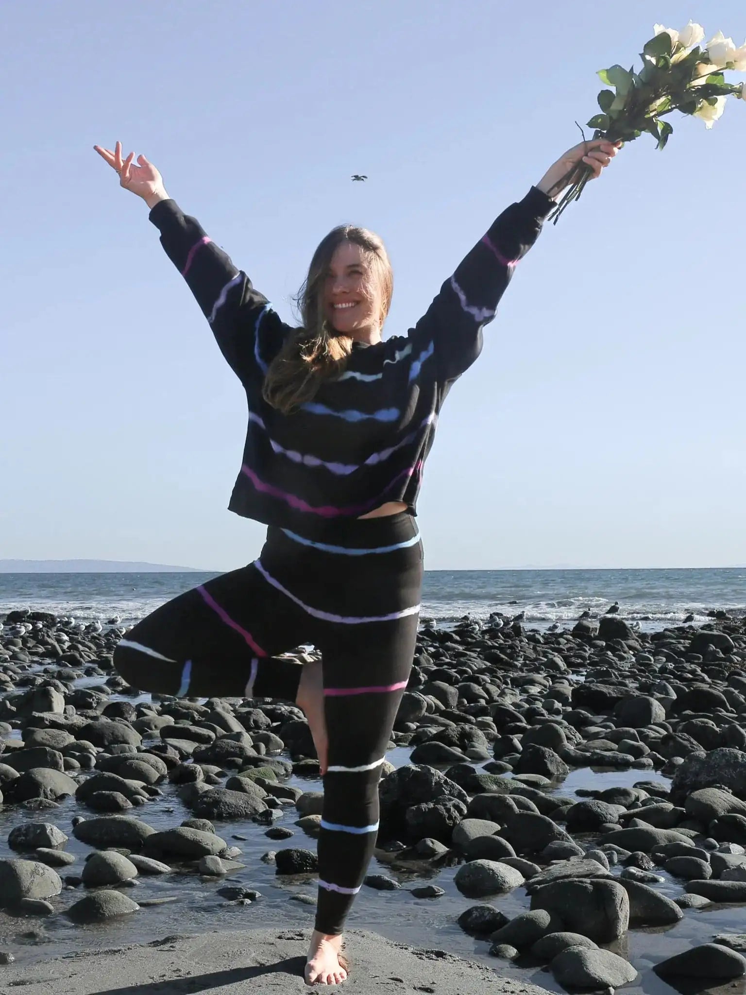 Shop Electric and Rose Electric & Rose Sunset Onyx Leggings as seen on Malin Andersson Leggings for women – premium loungewear and festival fashion at Spoiled Brat