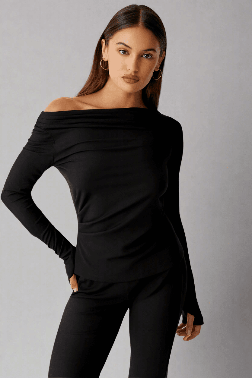 Shop Frankies Bikinis Frankies Bikinis Dahlia Long Sleeve T-Shirt Long Sleeved Top for women – premium loungewear and festival fashion at Spoiled Brat