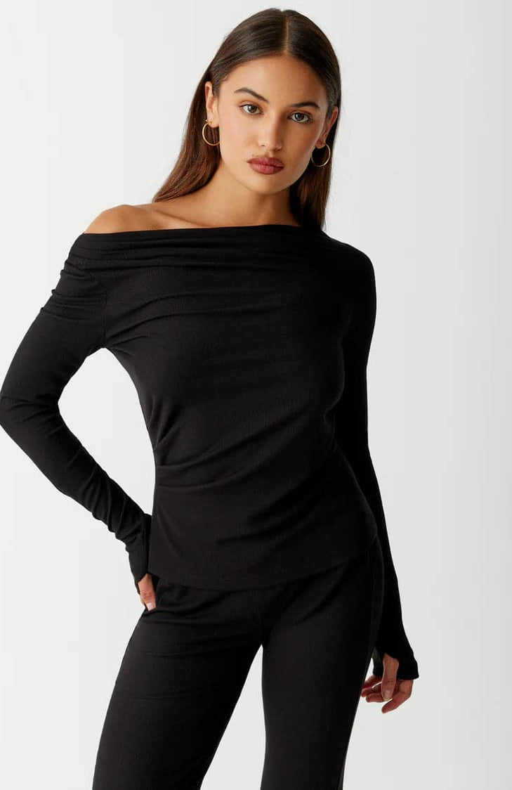 Shop Frankies Bikinis Frankies Bikinis Dahlia Long Sleeve T-Shirt Long Sleeved Top for women – premium loungewear and festival fashion at Spoiled Brat