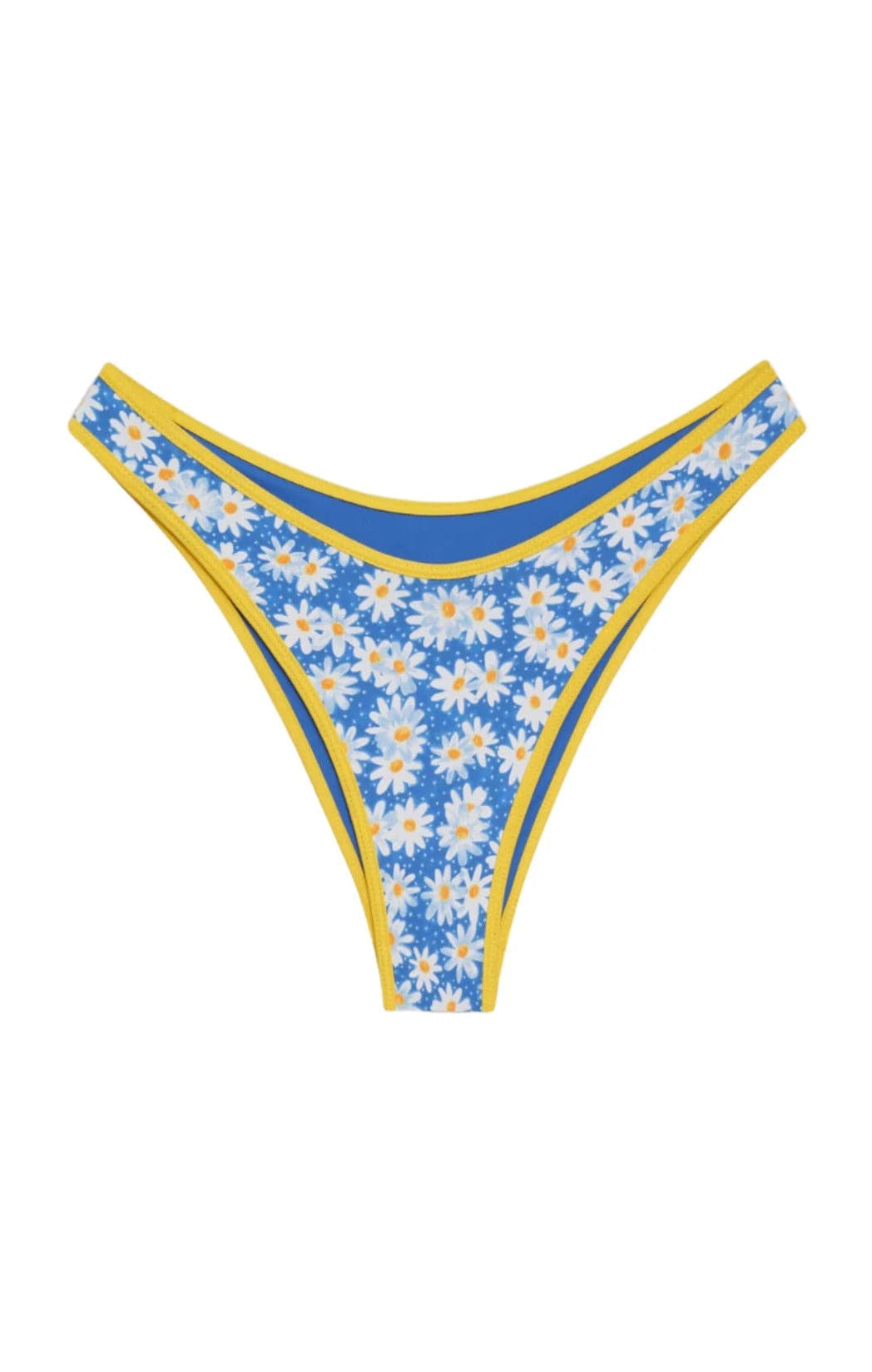 Shop Frankies Bikinis Frankies Bikinis Dove Classic Bikini Bottom in Blue Daisy Bikini Top for women – premium loungewear and festival fashion at Spoiled Brat