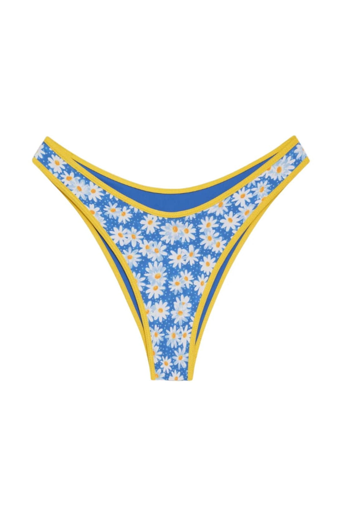 Shop Frankies Bikinis Frankies Bikinis Dove Classic Bikini Bottom in Blue Daisy Bikini Top for women – premium loungewear and festival fashion at Spoiled Brat