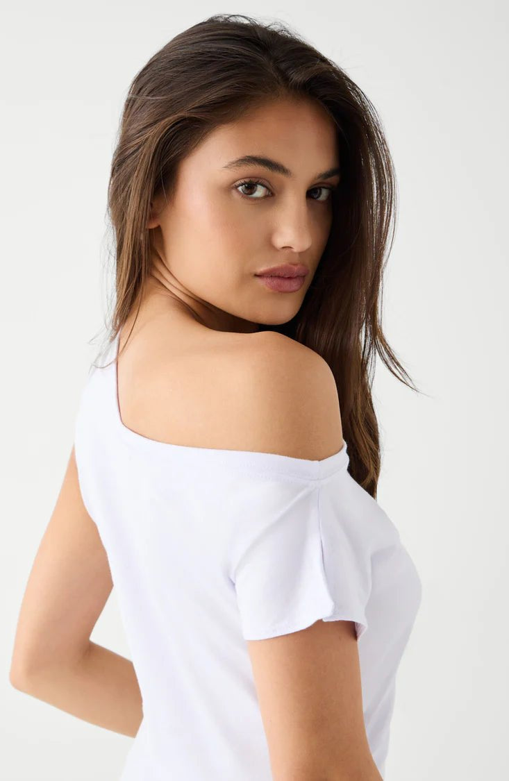 Shop Frankies Bikinis Frankies Bikinis Starlight Cotton Tee Top for women – premium loungewear and festival fashion at Spoiled Brat