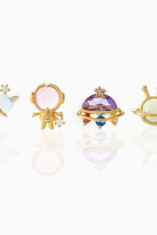 Shop Girls Crew Girls Crew Blast Off Earring Stud Set Earrings for women – premium loungewear and festival fashion at Spoiled Brat