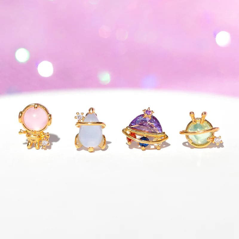Shop Girls Crew Girls Crew Blast Off Earring Stud Set Earrings for women – premium loungewear and festival fashion at Spoiled Brat