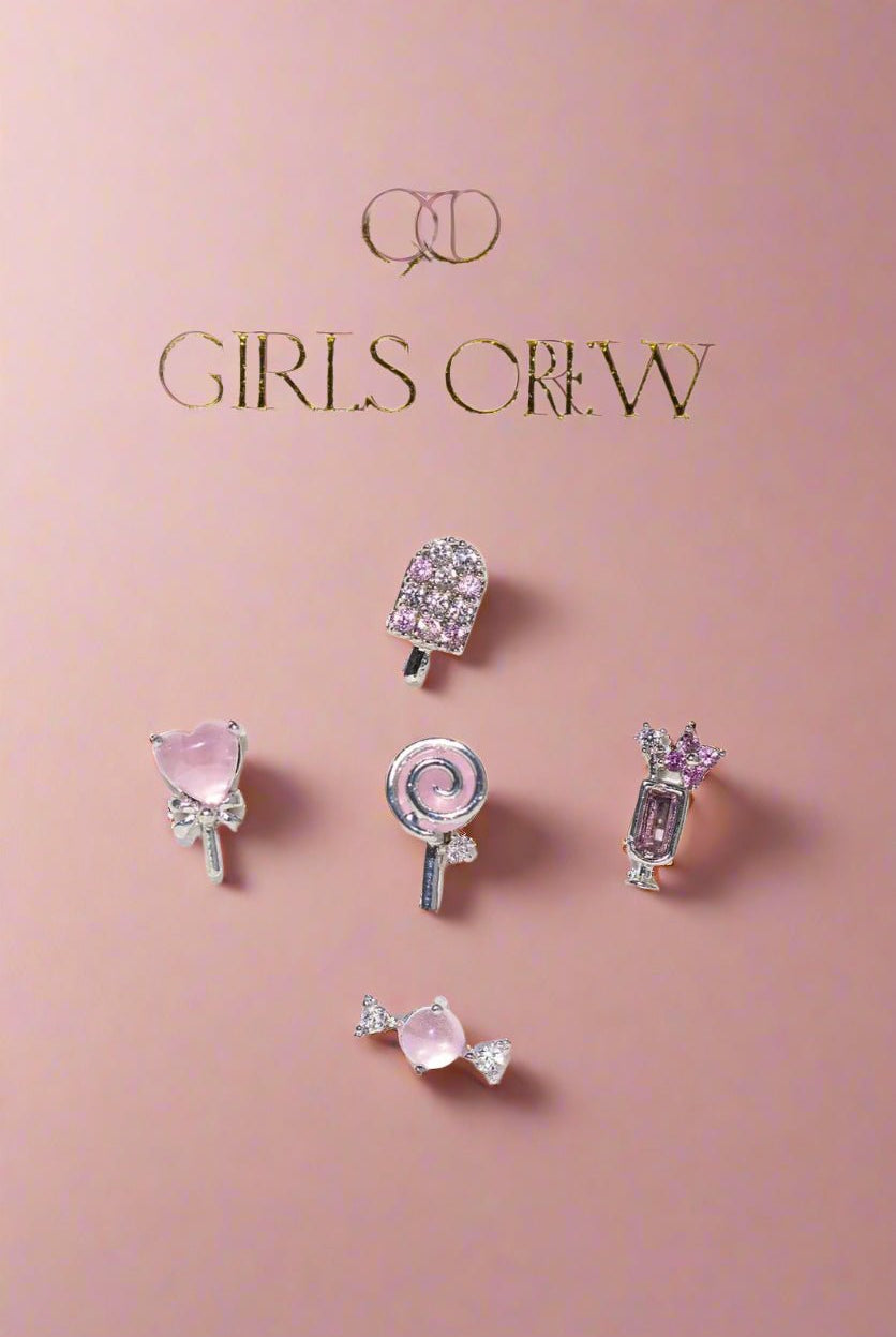 Shop Girls Crew Girls Crew Sweet Tooth Stud Earrings Earrings for women – premium loungewear and festival fashion at Spoiled Brat