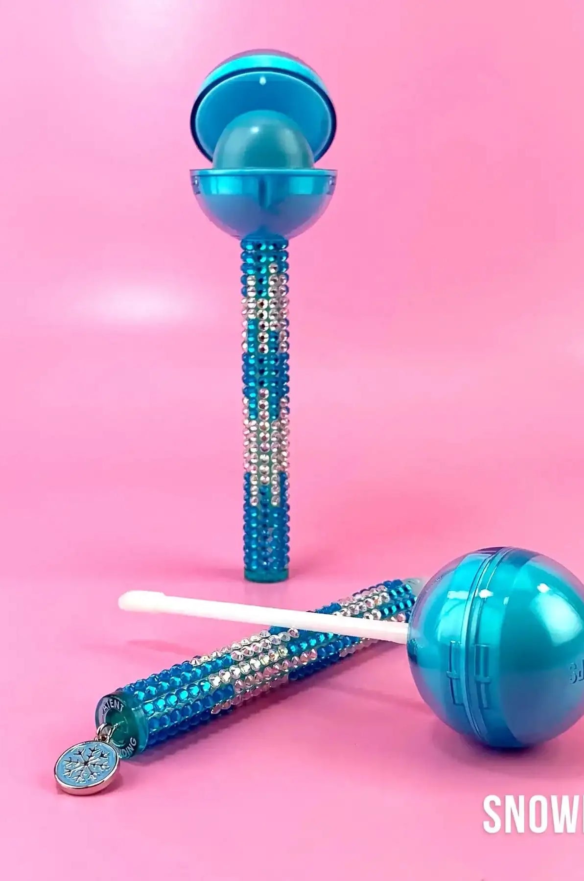 Glossy Pops Christmas Snowflake Lip Gloss by Glossy Pops as seen on celebrities