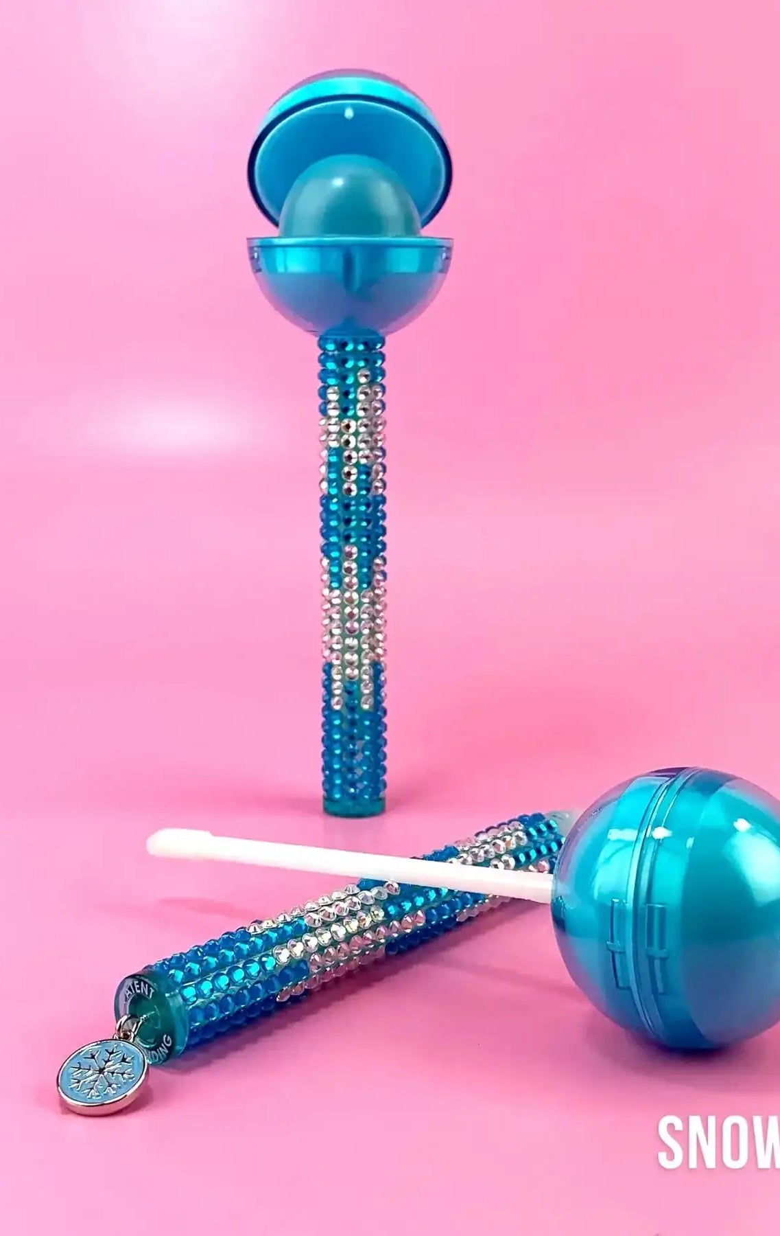 Glossy Pops Christmas Snowflake Lip Gloss by Glossy Pops as seen on celebrities