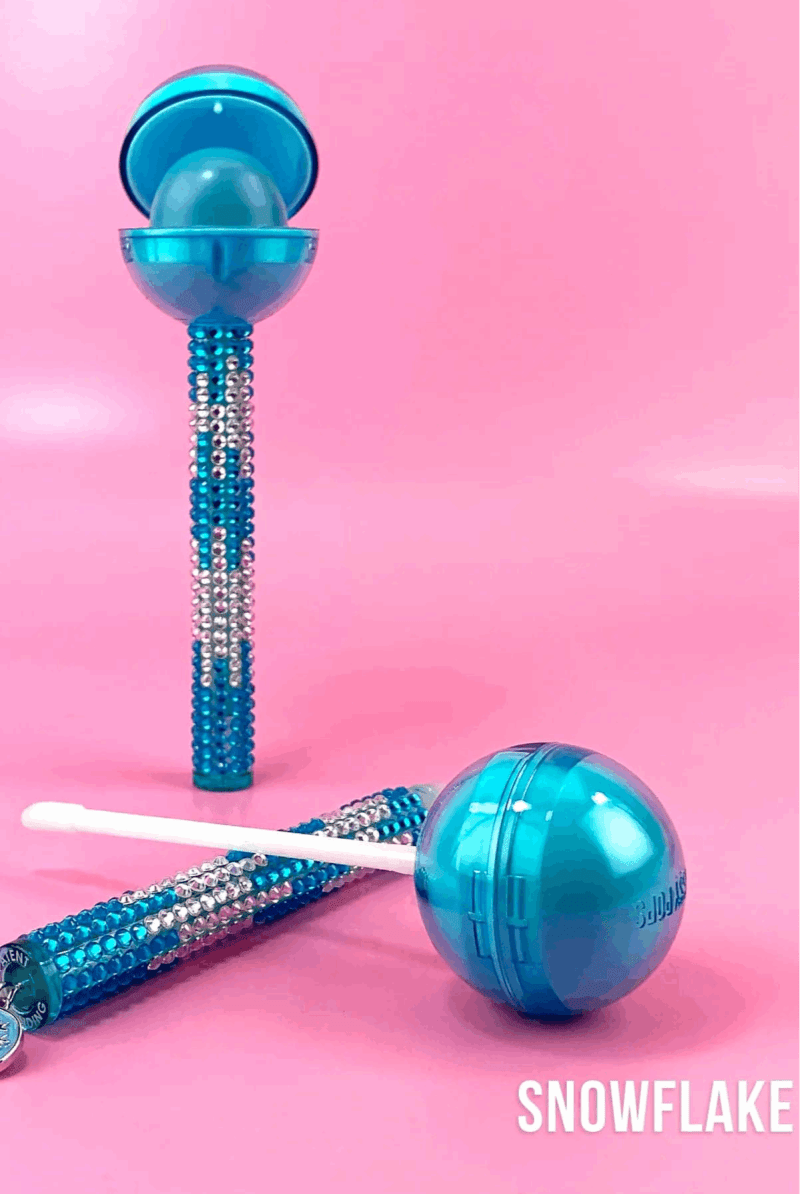 Shop Glossy Pops Glossy Pops Christmas Snowflake Lip Gloss for women – premium loungewear and festival fashion at Spoiled Brat
