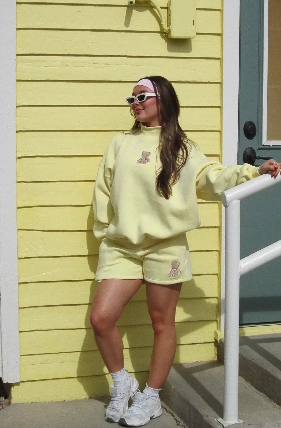 Shop Happy Camp3r Happy Camp3r Banana Camp3y Mockneck Sweater Hoodie for women – premium loungewear and festival fashion at Spoiled Brat