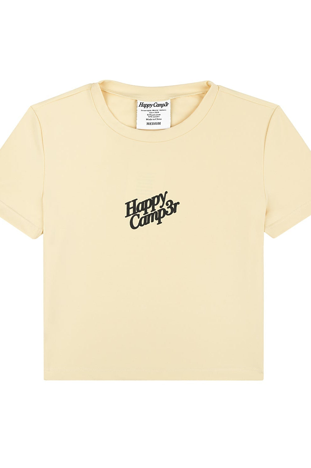 Shop Happy Camp3r Happy Camp3r Puff Series Crop Tee Crop Top for women – premium loungewear and festival fashion at Spoiled Brat