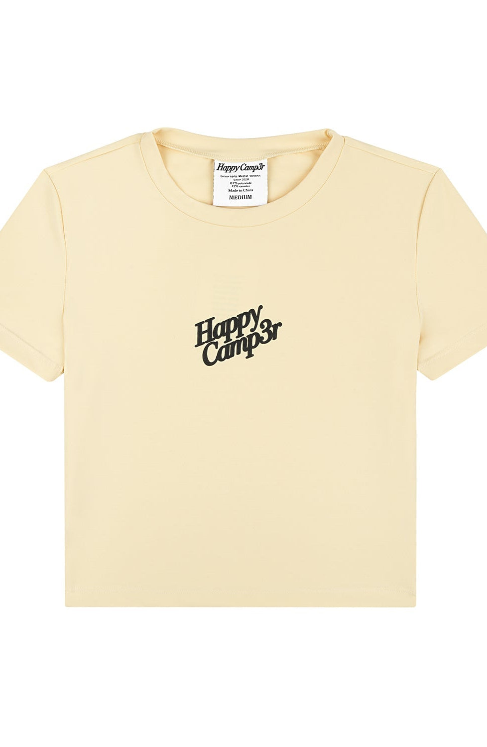 Shop Happy Camp3r Happy Camp3r Puff Series Crop Tee Crop Top for women – premium loungewear and festival fashion at Spoiled Brat
