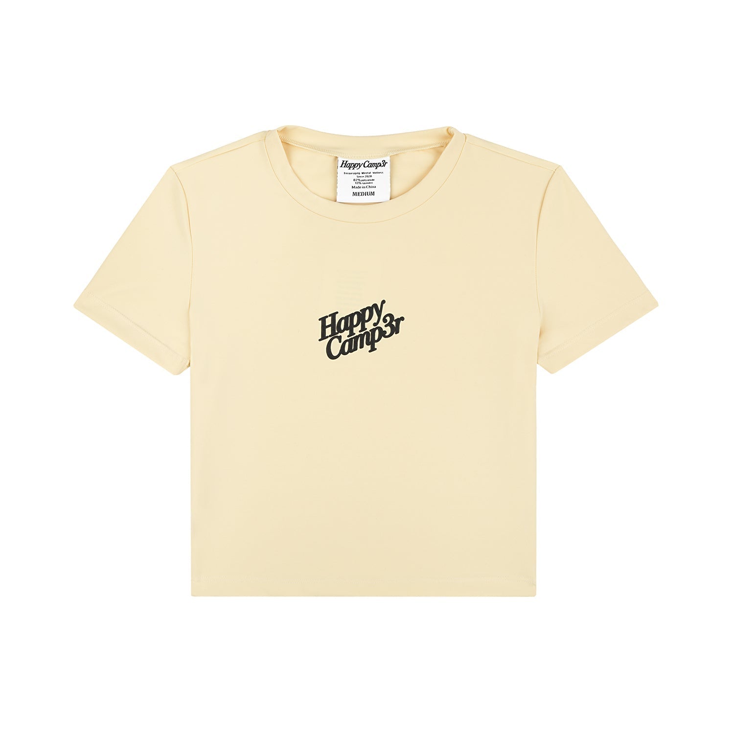 Shop Happy Camp3r Happy Camp3r Puff Series Crop Tee Crop Top for women – premium loungewear and festival fashion at Spoiled Brat