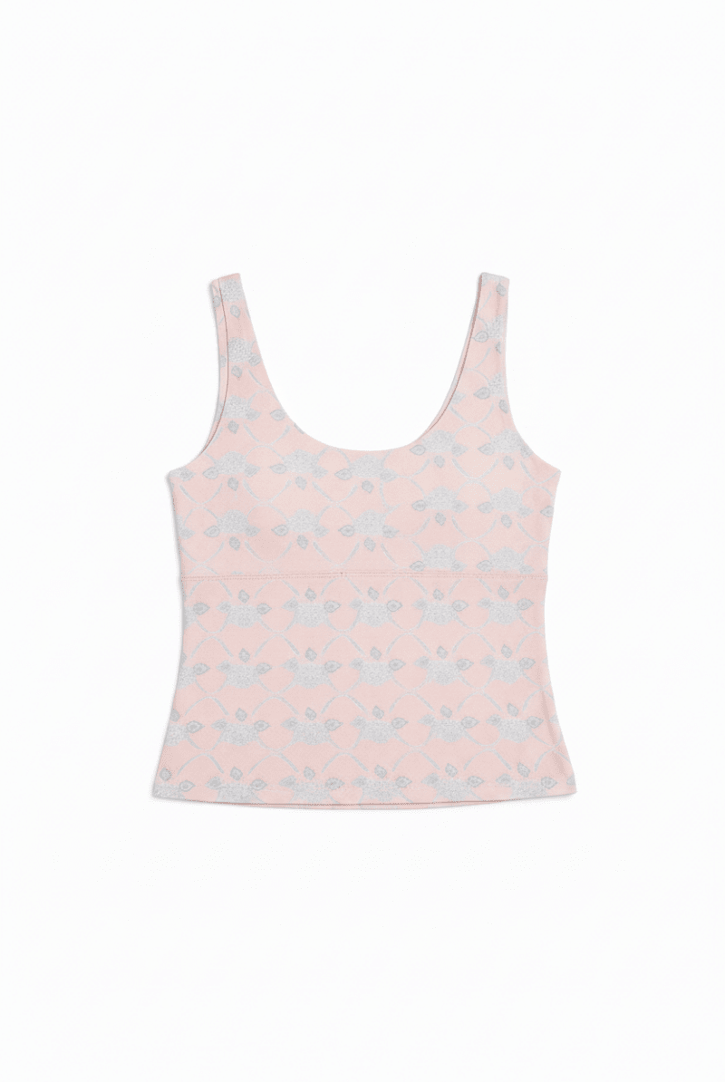 Shop Happy Camp3r Happy Camp3r Ribboned Dreams Athleisure Tank Top Tank Top for women – premium loungewear and festival fashion at Spoiled Brat