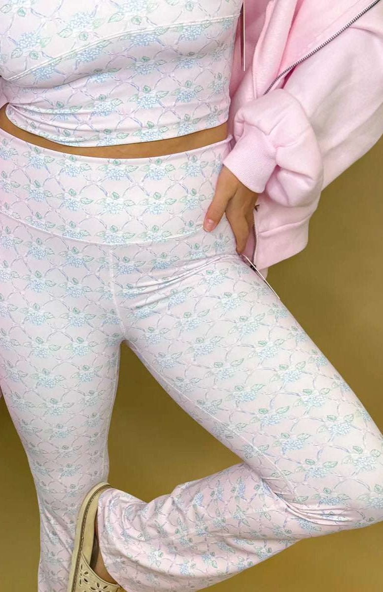 Shop Happy Camp3r Happy Camp3r Ribboned Dreams Harper Active Pants Leggings for women – premium loungewear and festival fashion at Spoiled Brat