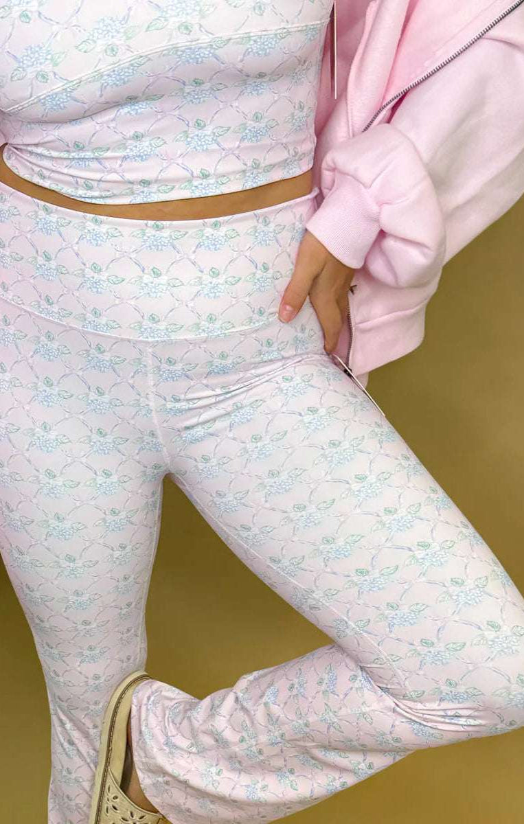 Shop Happy Camp3r Happy Camp3r Ribboned Dreams Harper Active Pants Leggings for women – premium loungewear and festival fashion at Spoiled Brat