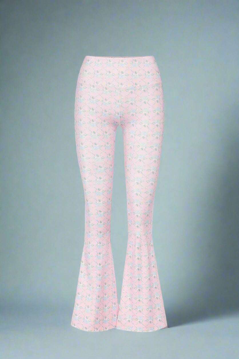 Shop Happy Camp3r Happy Camp3r Ribboned Dreams Harper Active Pants Leggings for women – premium loungewear and festival fashion at Spoiled Brat