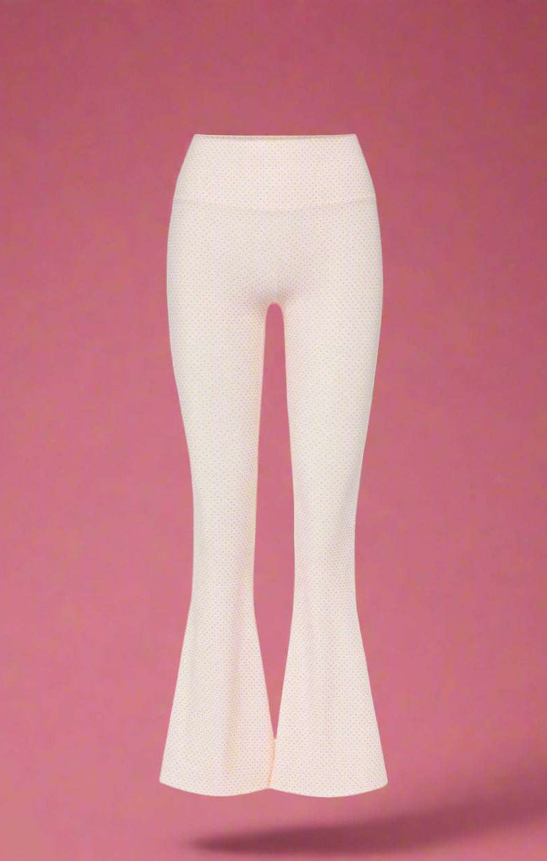 Shop Happy Camp3r Happy Camp3r Whispering Dots Harper Active Pants Leggings for women – premium loungewear and festival fashion at Spoiled Brat