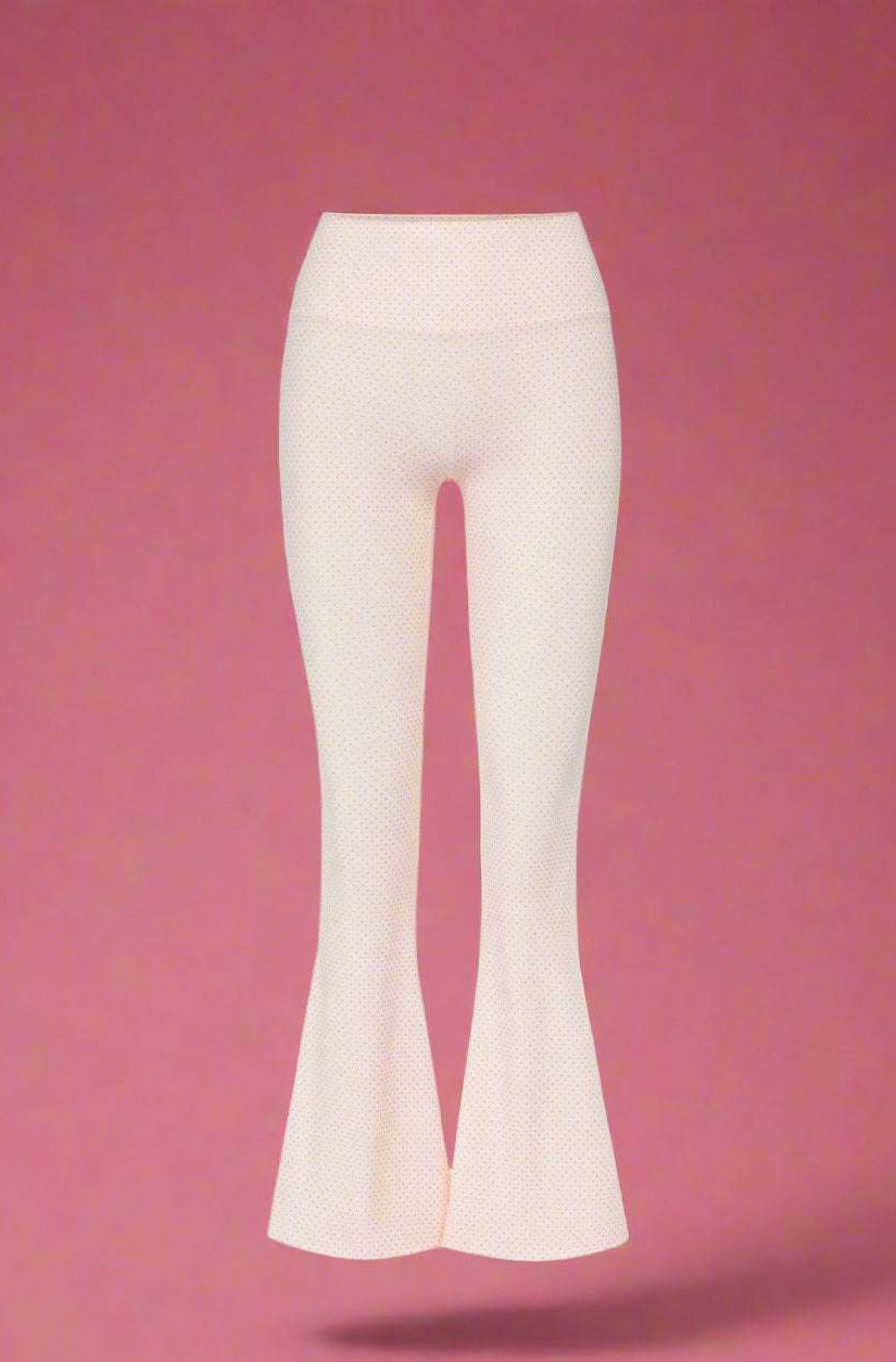 Shop Happy Camp3r Happy Camp3r Whispering Dots Harper Active Pants Leggings for women – premium loungewear and festival fashion at Spoiled Brat