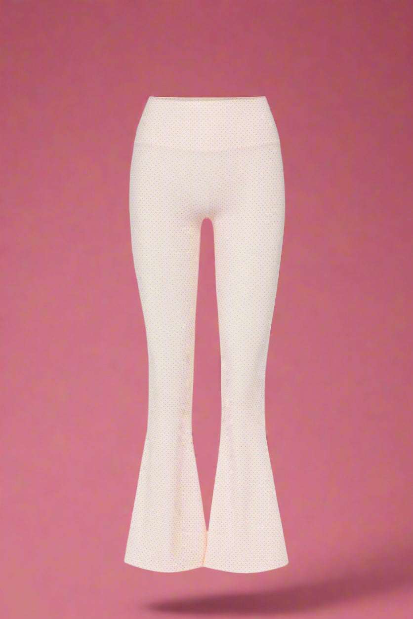 Shop Happy Camp3r Happy Camp3r Whispering Dots Harper Active Pants Leggings for women – premium loungewear and festival fashion at Spoiled Brat