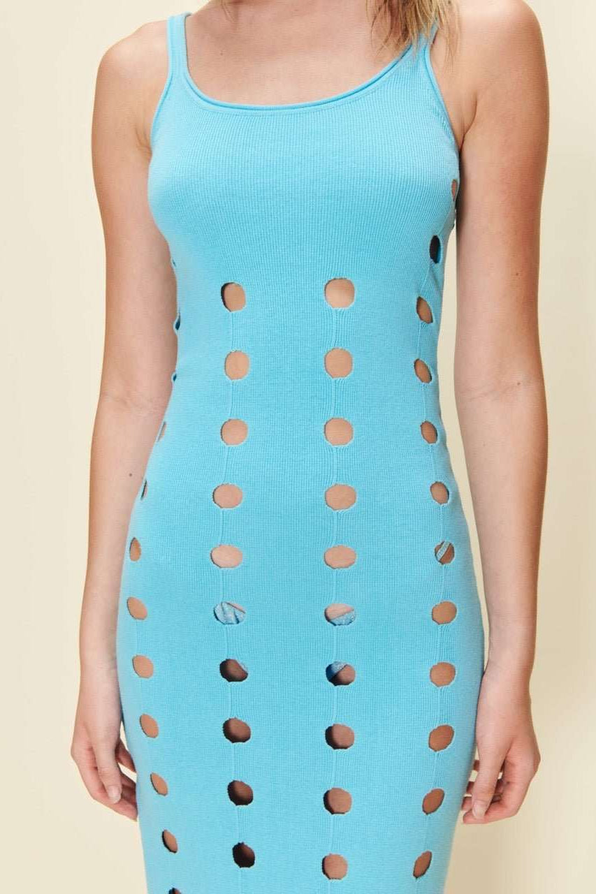 Shop House of Sunny House of Sunny Canopy Knit Midi Dress Midi Dress for women – premium loungewear and festival fashion at Spoiled Brat