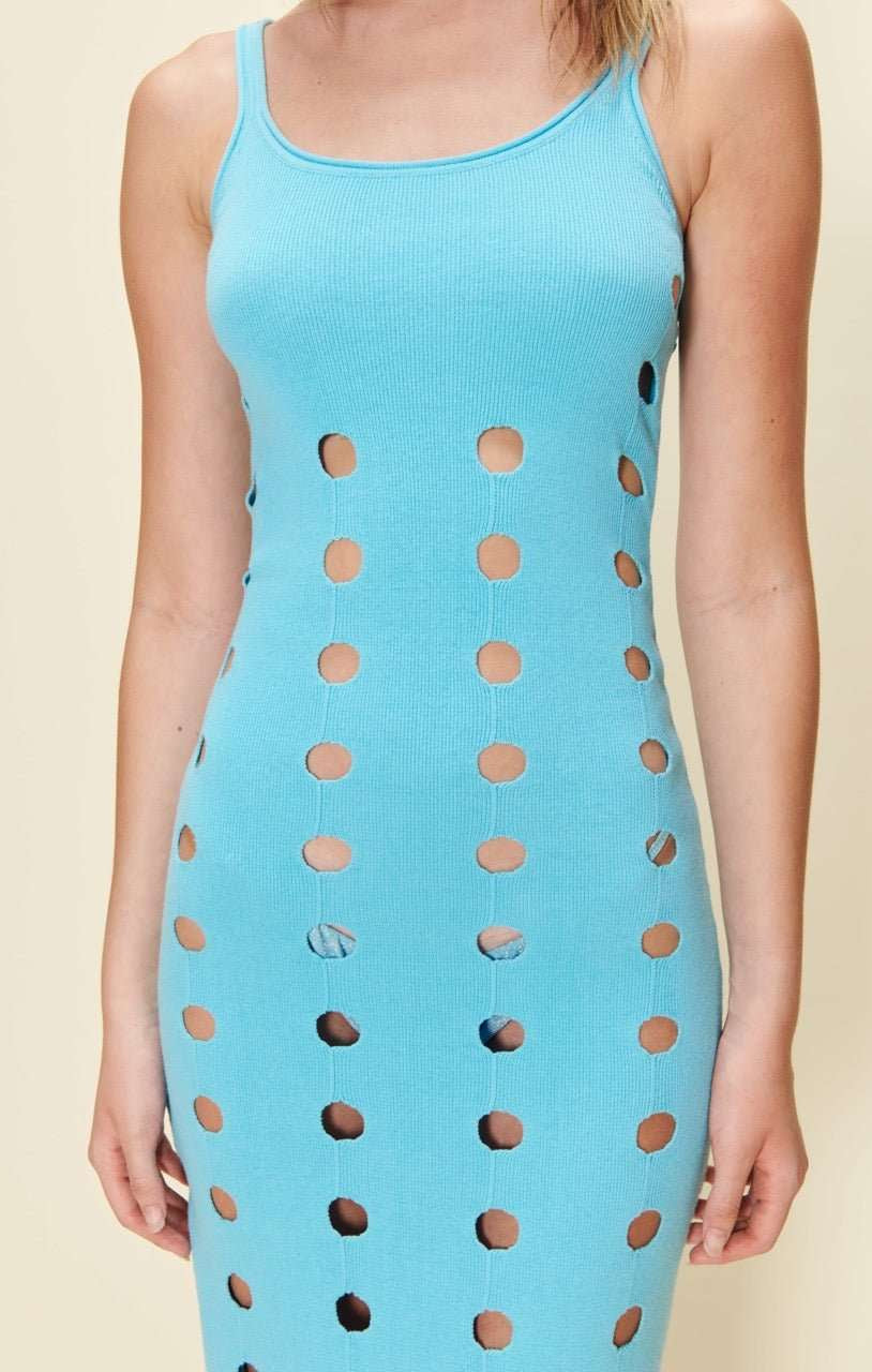 Shop House of Sunny House of Sunny Canopy Knit Midi Dress Midi Dress for women – premium loungewear and festival fashion at Spoiled Brat