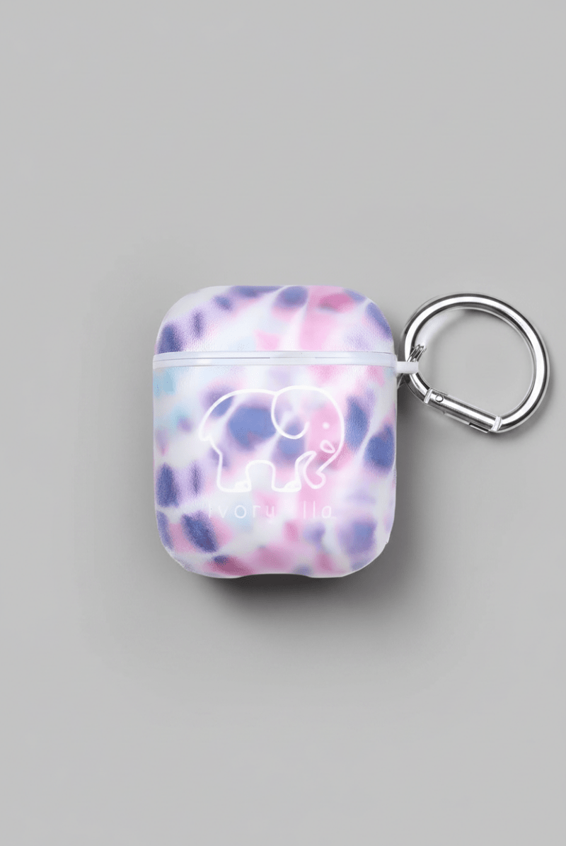 Shop Ivory Ella Ivory Ella Pastel Ripple Airpod Case Tech Accessories for women – premium loungewear and festival fashion at Spoiled Brat