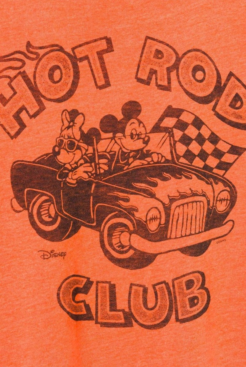 Shop Junk Food Junk Food Disney Mickey & Minnie Hot Rod Original Tee T-Shirt for women – premium loungewear and festival fashion at Spoiled Brat