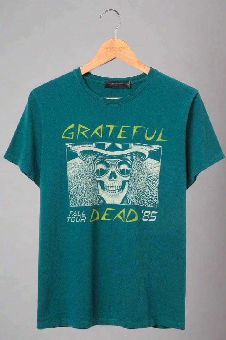 Shop Junk Food Junk Food Grateful Dead Oakland 1985 Tee T-Shirt for women – premium loungewear and festival fashion at Spoiled Brat