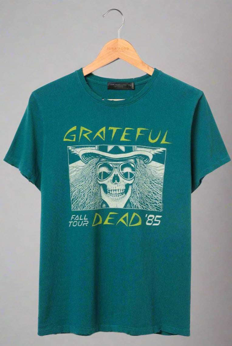 Shop Junk Food Junk Food Grateful Dead Oakland 1985 Tee T-Shirt for women – premium loungewear and festival fashion at Spoiled Brat