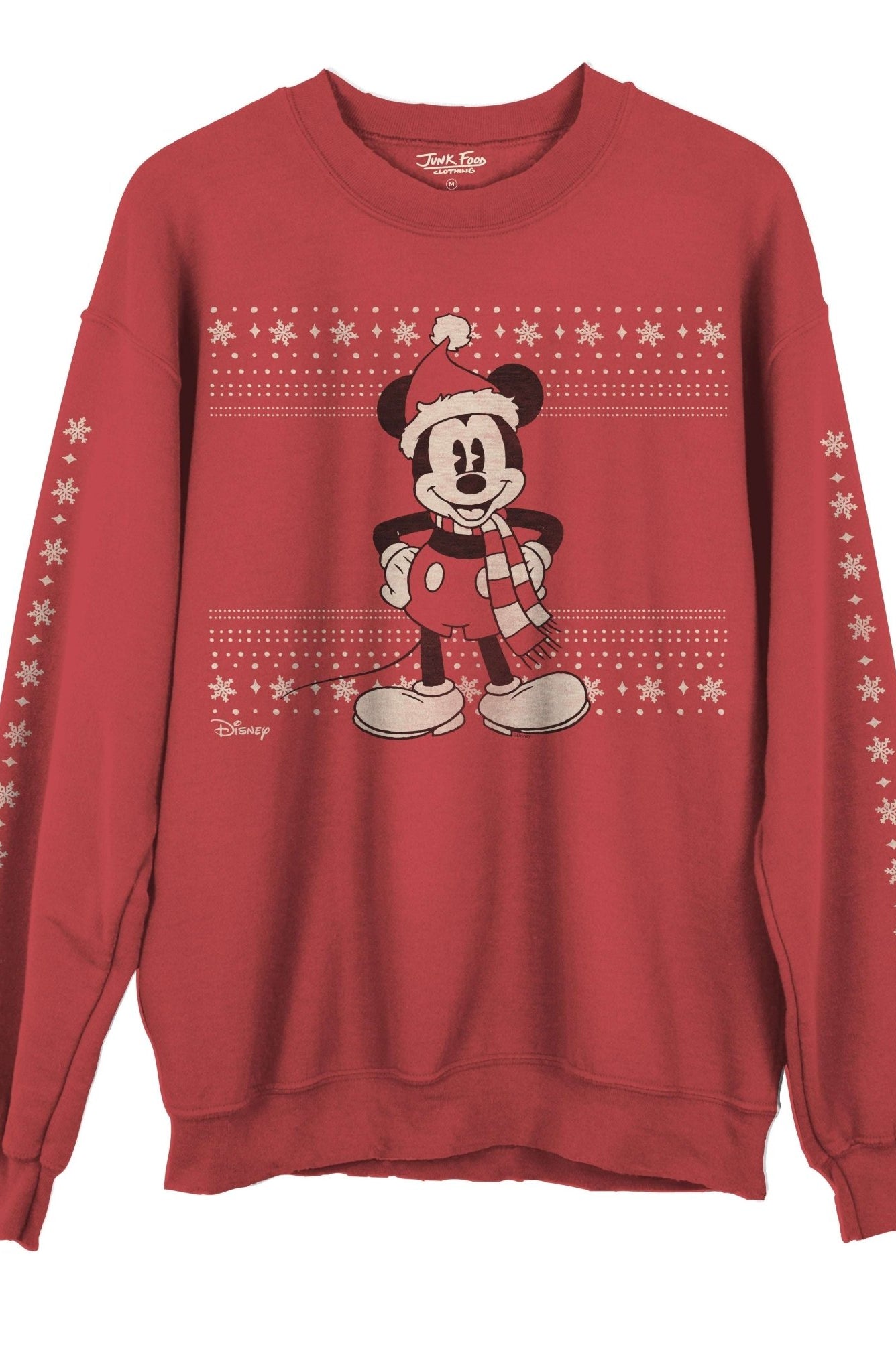 Shop Junk Food JUNKFOOD Disney Mickey Wear Flea Market Sweater Jumper for women – premium loungewear and festival fashion at Spoiled Brat