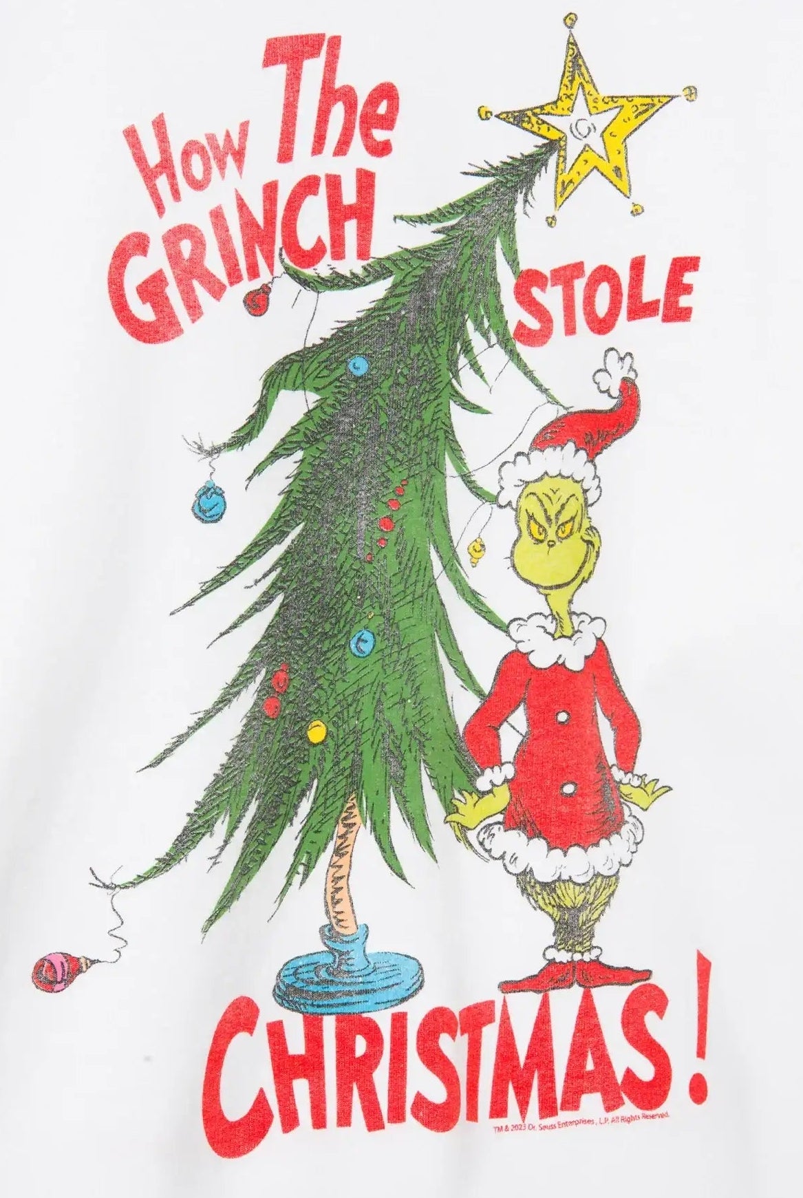 Shop Junk Food JUNKFOOD How The Grinch Stole Christmas Jumper Jumper for women – premium loungewear and festival fashion at Spoiled Brat