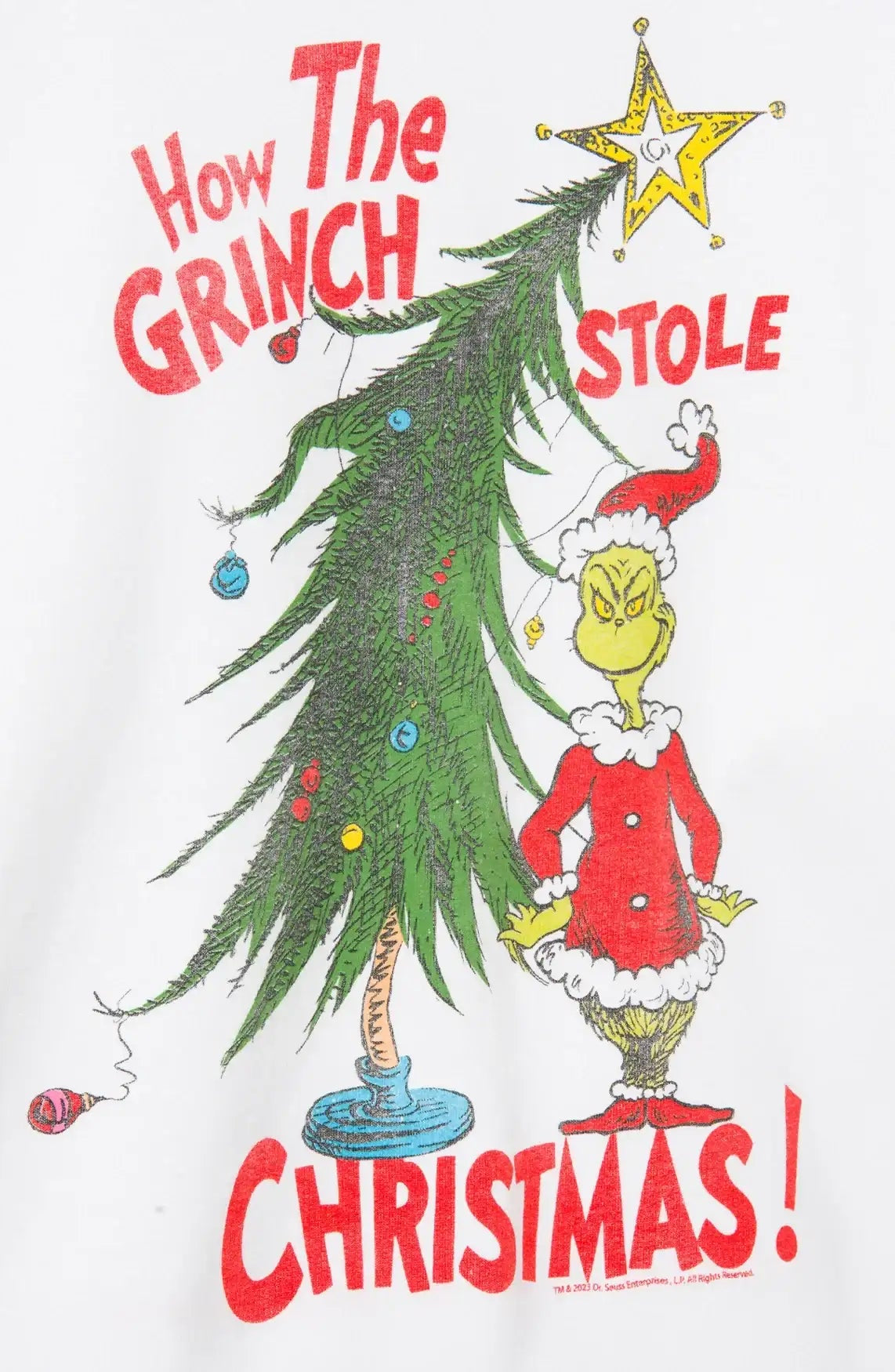 Shop Junk Food JUNKFOOD How The Grinch Stole Christmas Jumper Jumper for women – premium loungewear and festival fashion at Spoiled Brat