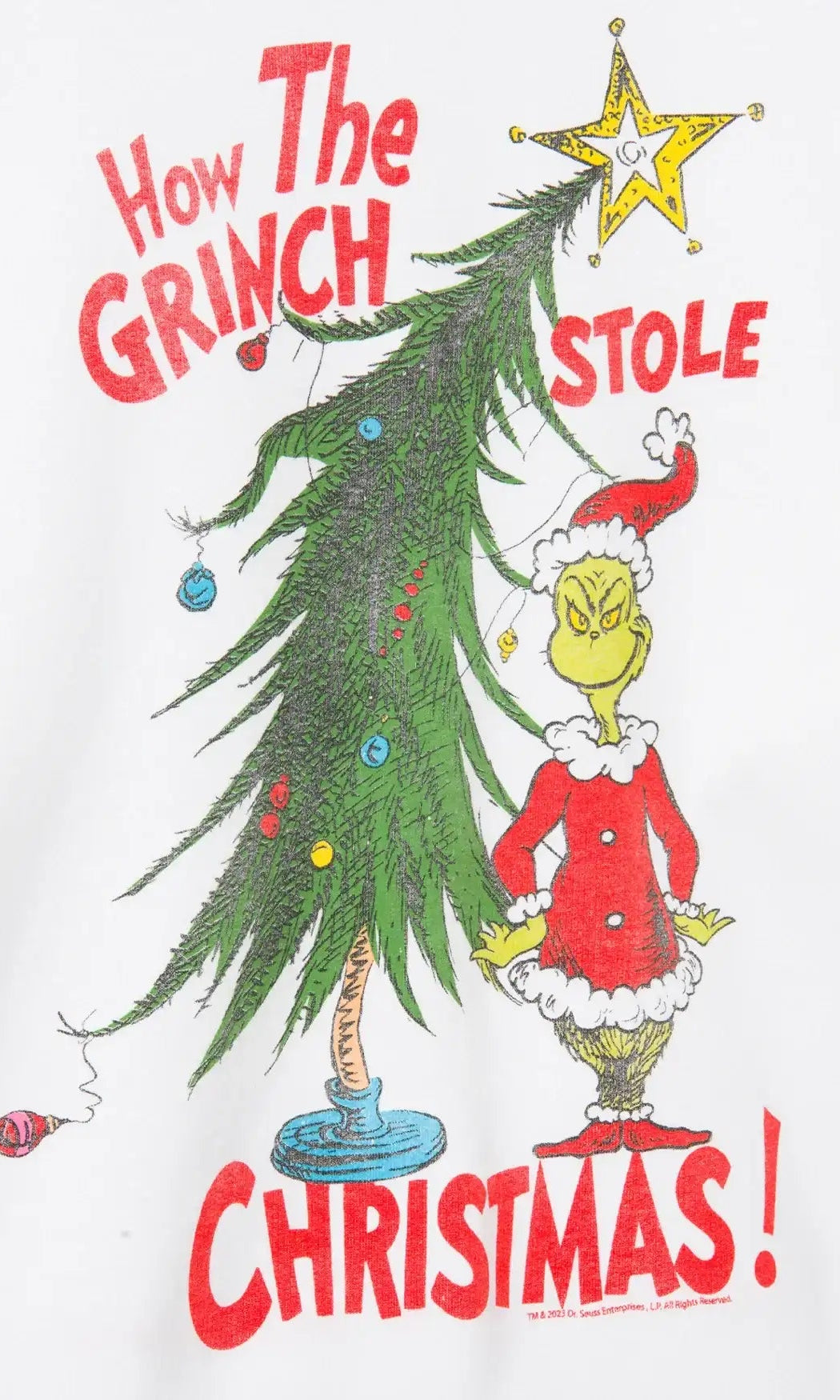 JUNKFOOD How The Grinch Stole Christmas Jumper by Junk Food – Jumper – S | Spoiled Brat UK