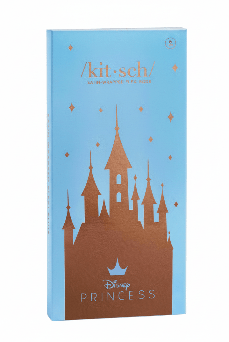 Shop Kitsch Disney X Kitsch Flexi Hair Rods in Princess Party Hair for women – premium loungewear and festival fashion at Spoiled Brat