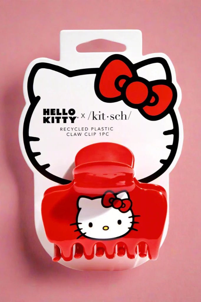 Hello Kitty x Kitsch Cloud Clip - Kitty Face by Kitsch – Hair Band – Red | Spoiled Brat UK
