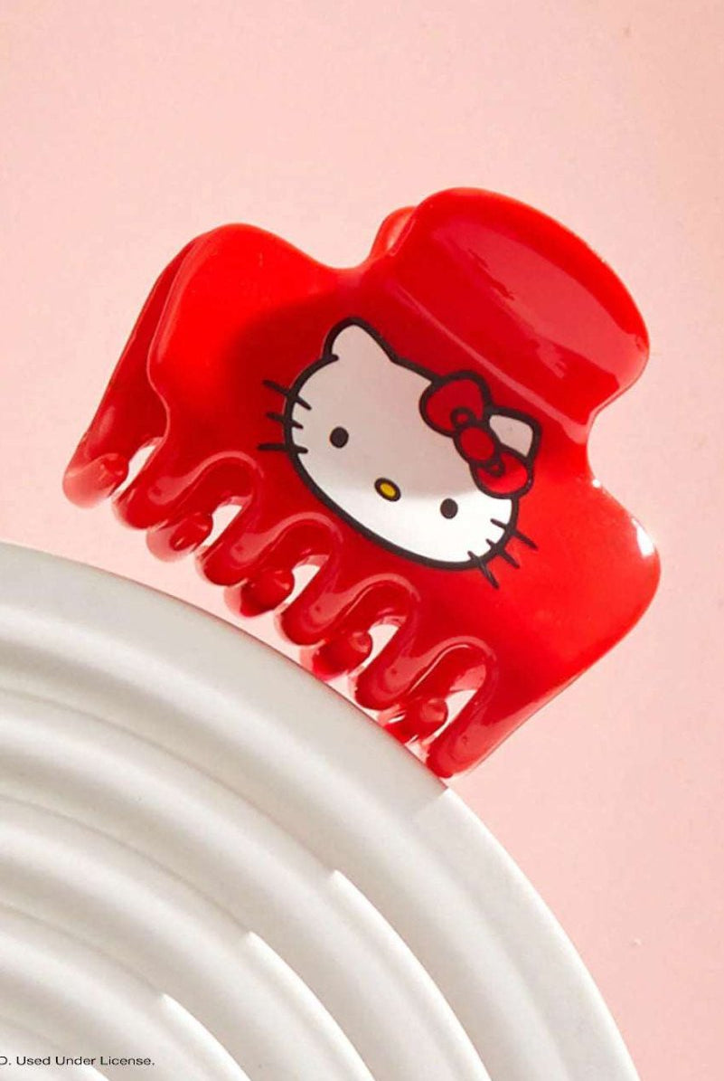 Shop Kitsch Hello Kitty x Kitsch Cloud Clip - Kitty Face Hair Band for women – premium loungewear and festival fashion at Spoiled Brat