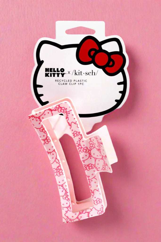 Shop Kitsch Hello Kitty x Kitsch Recycled Plastic Jumbo Open Shape Claw Clip Hair Band for women – premium loungewear and festival fashion at Spoiled Brat