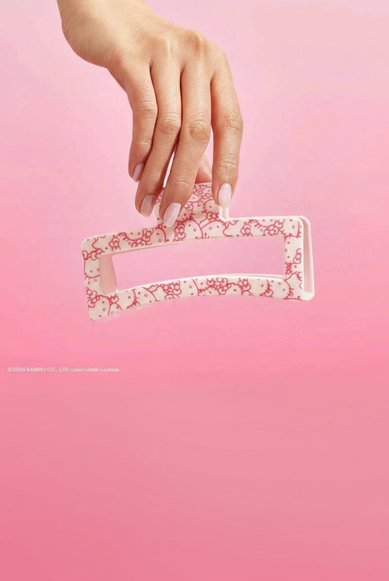 Shop Kitsch Hello Kitty x Kitsch Recycled Plastic Jumbo Open Shape Claw Clip Hair Band for women – premium loungewear and festival fashion at Spoiled Brat