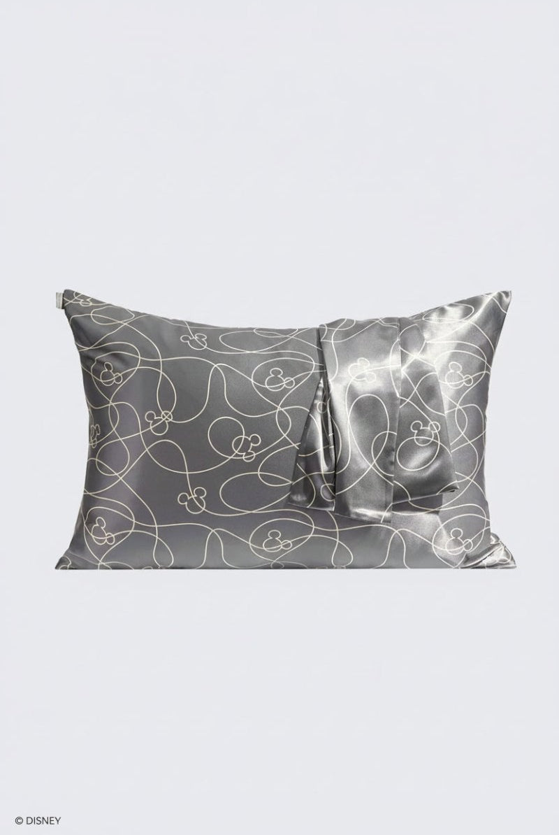 Shop Kitsch Kitsch & Mickey and Minnie Satin Pillowcase Standard Mickey Maze Pillow for women – premium loungewear and festival fashion at Spoiled Brat